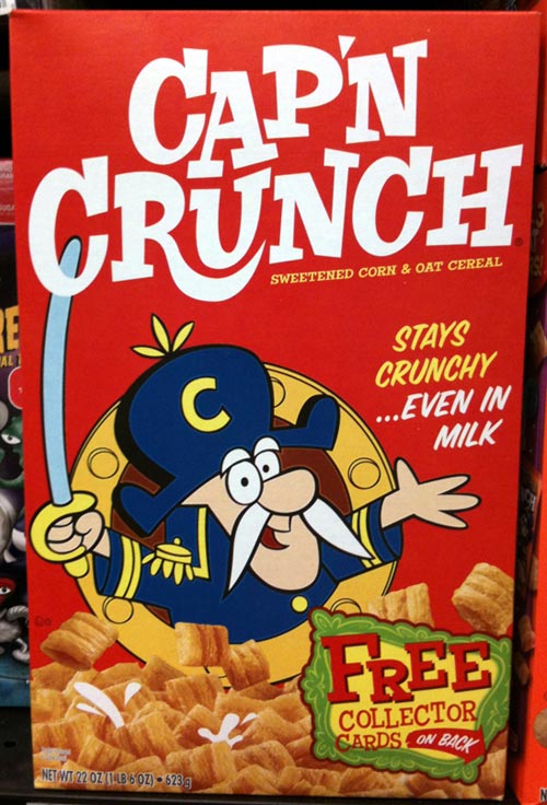 2010 Retro Cap'n Crunch Cereal Box