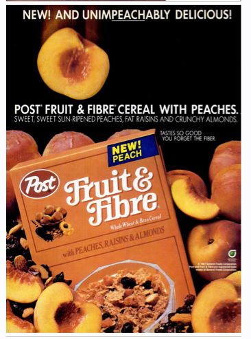 Introducing Peach Fruit & Fibre Ad