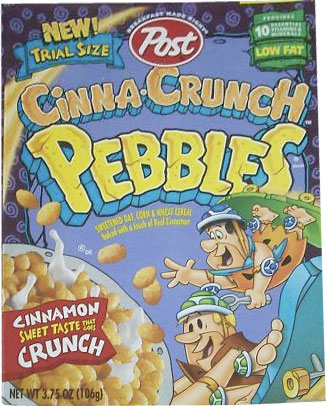 Cinna-Crunch Pebbles Trial-Size Box