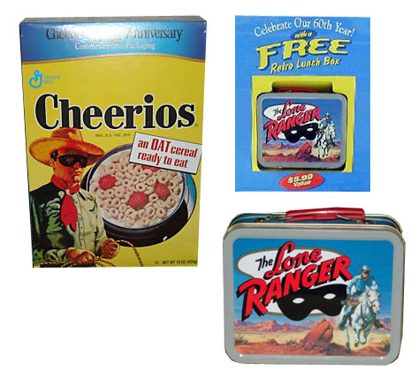 2001 Cheerios Lone Ranger Box