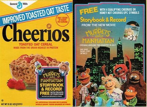 Cheerios Muppets Take Manhattan Box