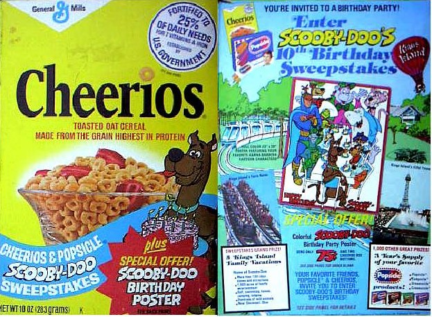 Cheerios Scooby-Doo Birthday Box