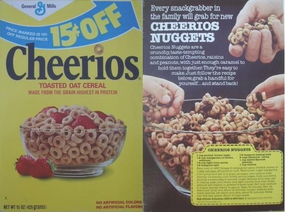Cheerios Nuggets Box