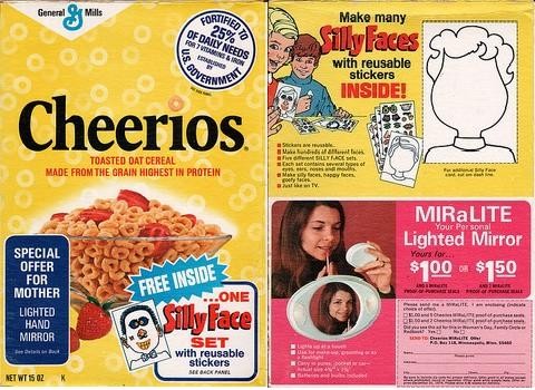 Cheerios Silly Faces Box