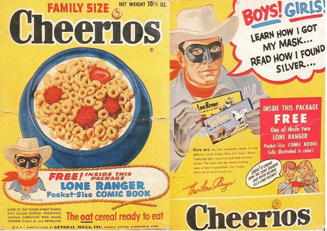 Cheerios Lone Ranger Comic Book