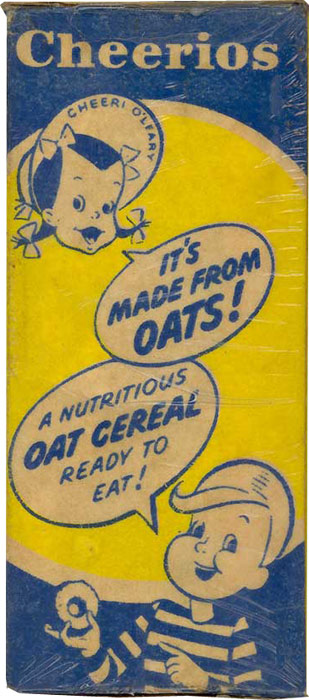 1940 Cheerios Box - Side