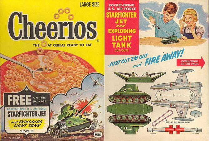 Cheerios Starfighter Jet Box