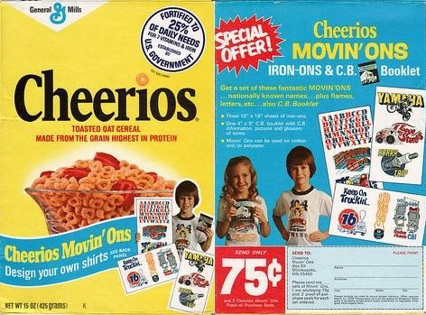 Cheerios Movin' Ons Box