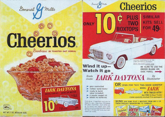 Cheerios Lark Daytona Box