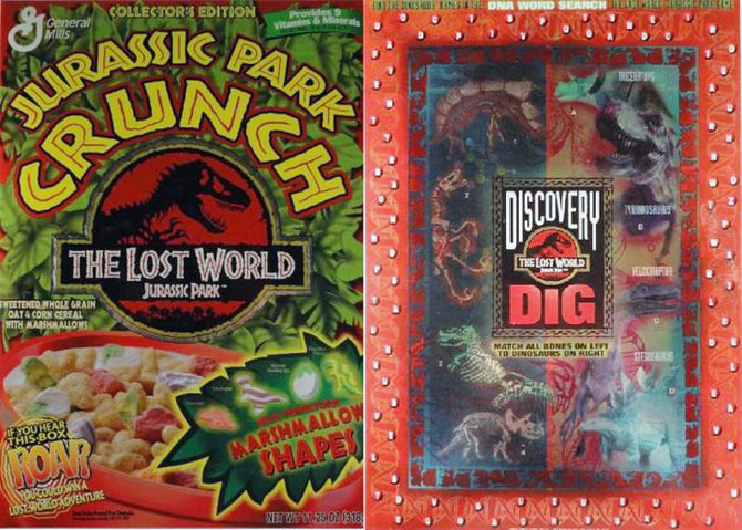 Jurassic Park Crunch Box - Front & Back