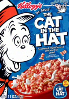 Cat In The Hat Cereal Box