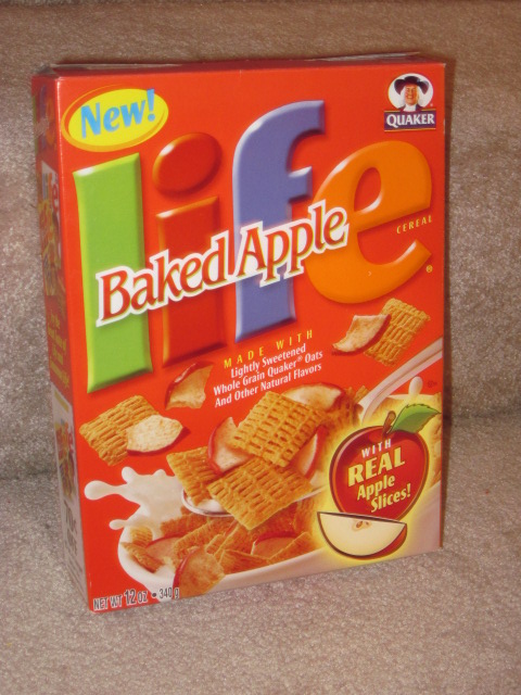 Baked Apple Life Cereal Box