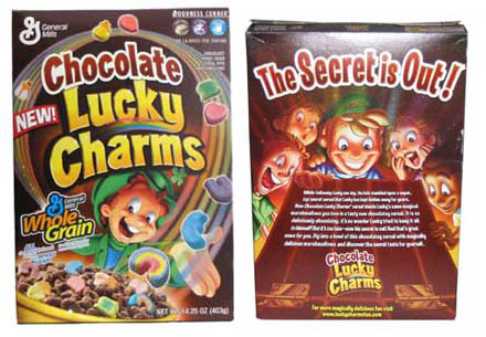 Details about   Chocolate Lucky Charms FRIDGE MAGNET cereal box