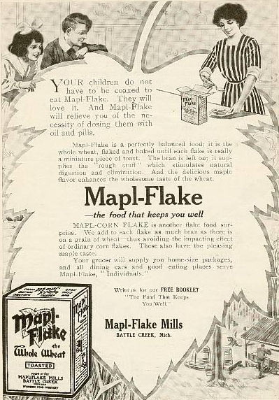 1912 Mapl-Flake Ad