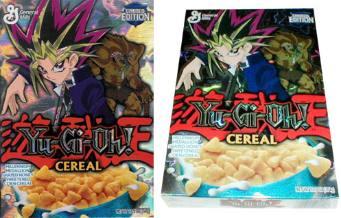 Yu-Gi-Oh! Cereal Box