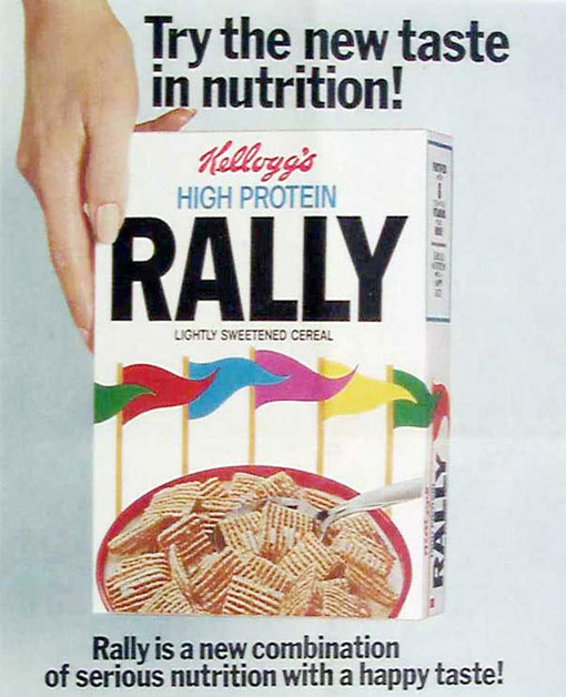 Rally Cereal Magazine Ad