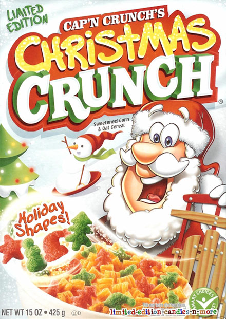 2009 Christmas Crunch Cereal Box