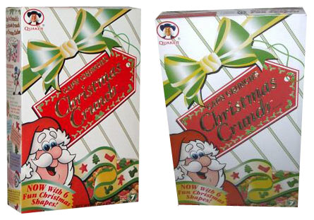 Christmas Crunch Cereal Box (1996)