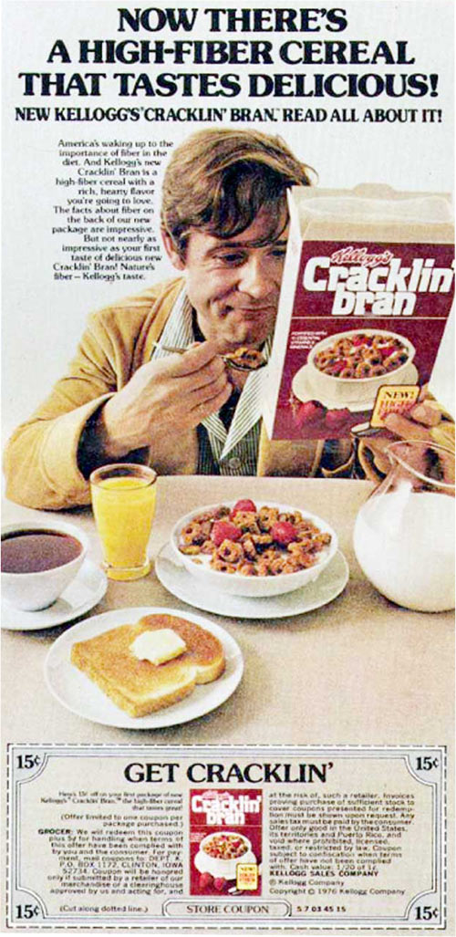 1977 Cracklin Bran Ad
