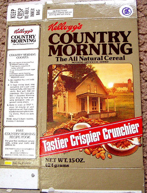 Country Morning Cereal Box