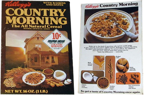 Mid-70's Country Morning Cereal Box