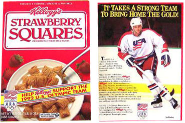 Strawberry Squares Olympics Box