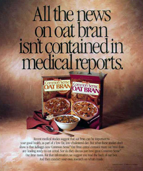 1988 Comon Sense Cereal Ad