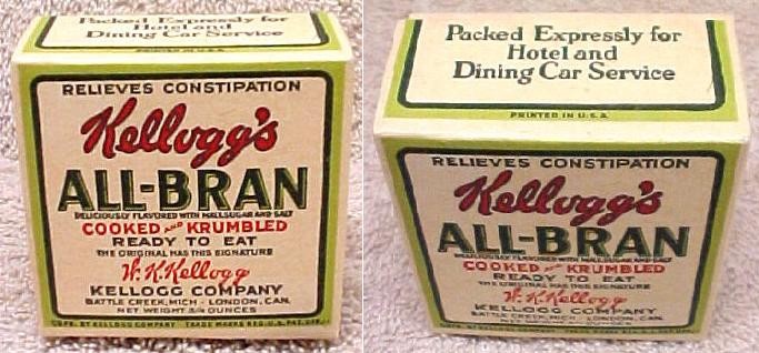 Vintage All-Bran Front & Back