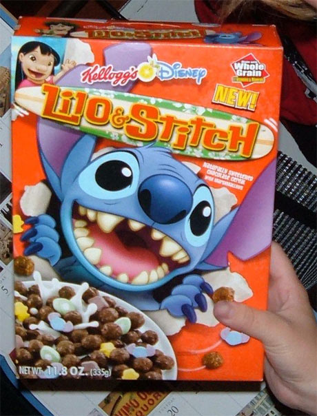 Lilo And Stitch Cereal Box