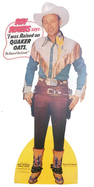 Quaker Oats Roy Rogers Standee