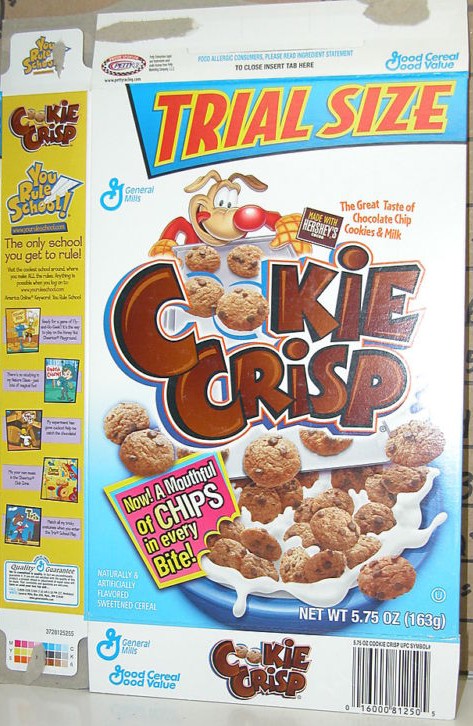 Cookie Crisp Trial Size Box