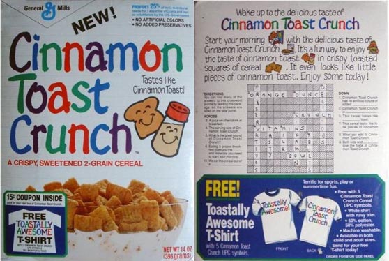 Early Cinnamon Toast Crunch Box