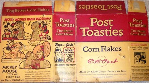 Classic Toasties Box w/ Mickey Mouse