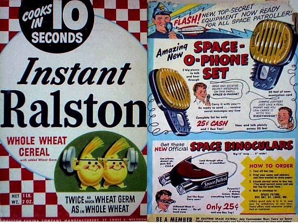 Instant Ralston Space-O-Phone Box