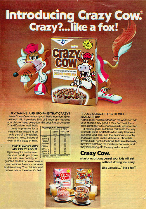 Introducing Crazy Cow Ad