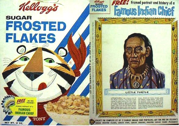 Sugar Frosted Flakes Famous Indian Chief