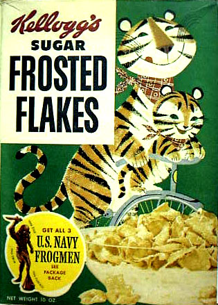 Sugar Frosted Flakes Box - Frogmen