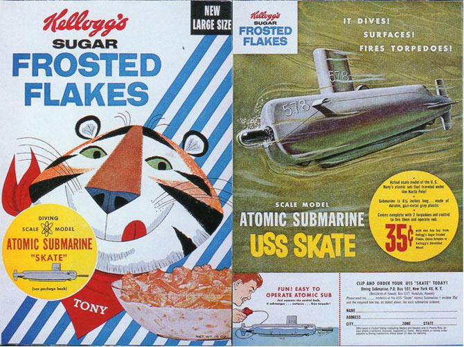 Frosted Flakes Atomic Submarine Box