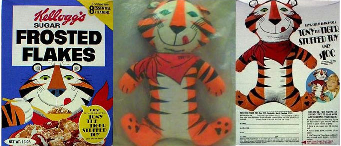 1973 Tony The Tiger Stuffed Toy