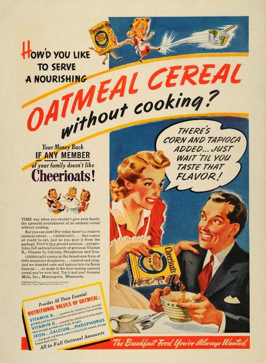 Vintage Cheerioats Advertisement