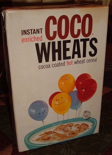 Smiling Balloons Coco Wheats Box