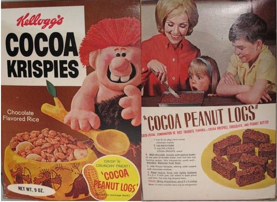 Cocoa Krispies Peanut Logs