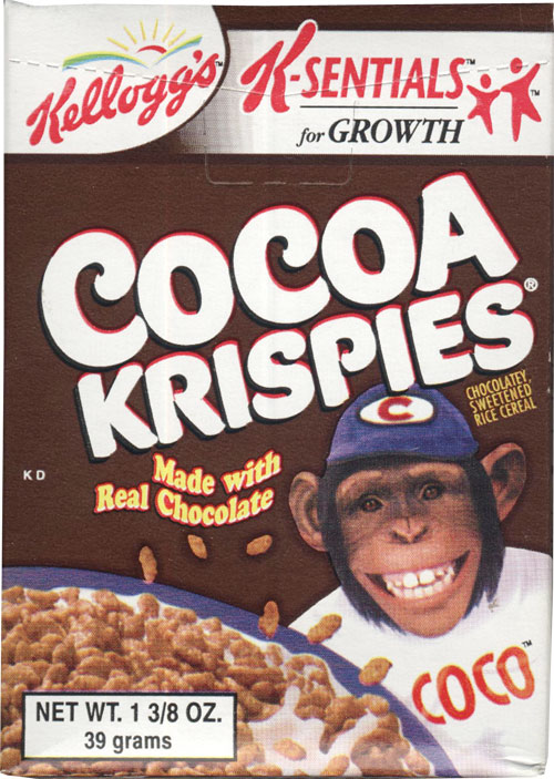 Cocoa Krispies Cereal Box