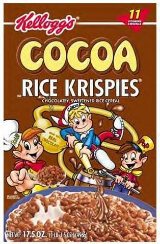 Cocoa Krispies Cereal Box