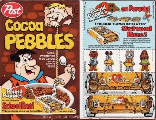 Cocoa Pebbles Pound Puppies Bus