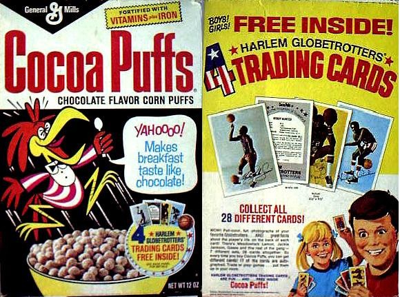 Cocoa Puffs Harlem Globetrotters Box