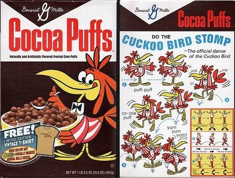 Cocoa Puffs Cuckoo Birds Stomp Box