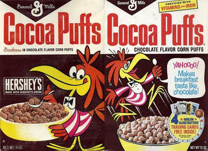 Classic Cocoa Puffs Cereal Boxes