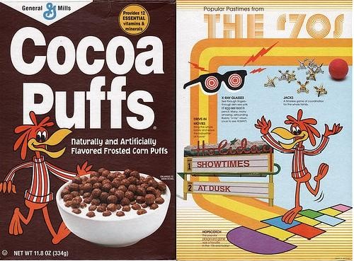 Cocoa Puffs 'The 70s' Box
