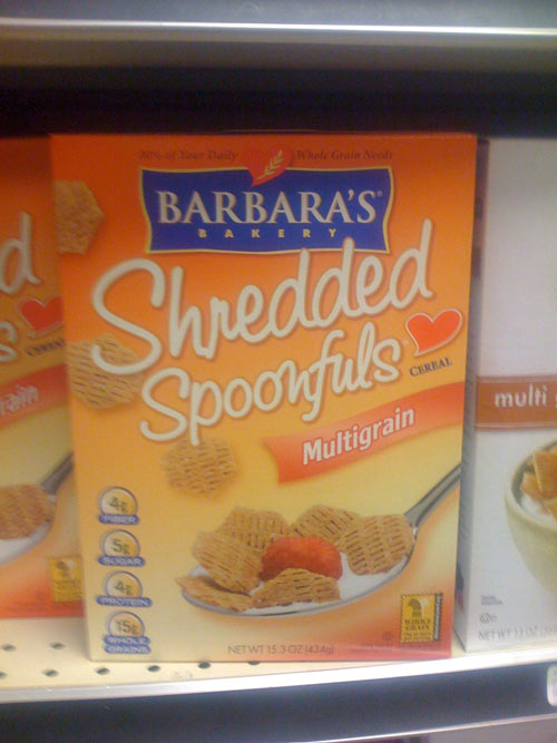 2008 Shredded Spoonfuls Cereal